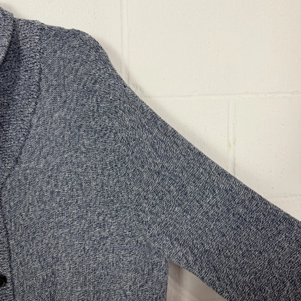 Banana Republic Men's Cardigan Sweater SZ XL Blue Shawl Collar‎ Academia Preppy